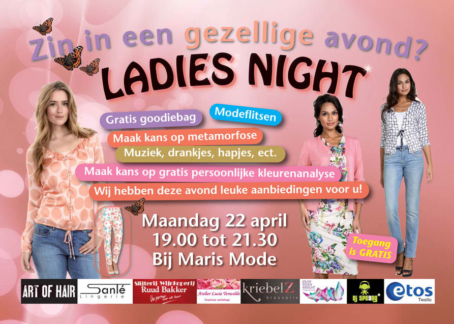Ladies Night 22 April Terwolde