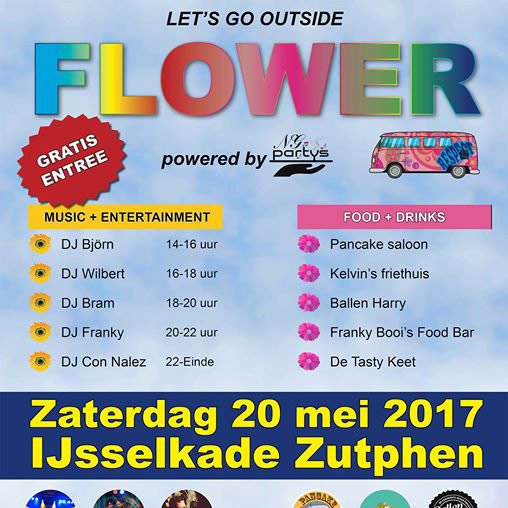 dj flower-2017 zutphen ijsselkade
